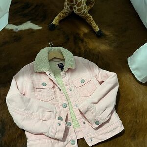 Back To School Fall Corduroy Pink Girls Jacket